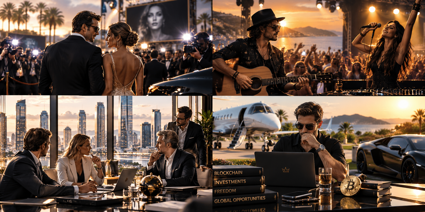 Entertainment, Business und Digital Wealth