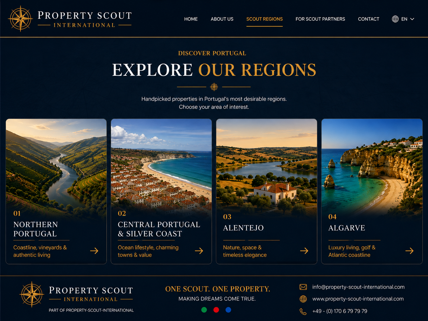 Explore Portugal Scout Regions